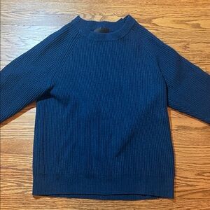 No. 6 Men's Deep Blue Crewneck Sweater 💯 wool